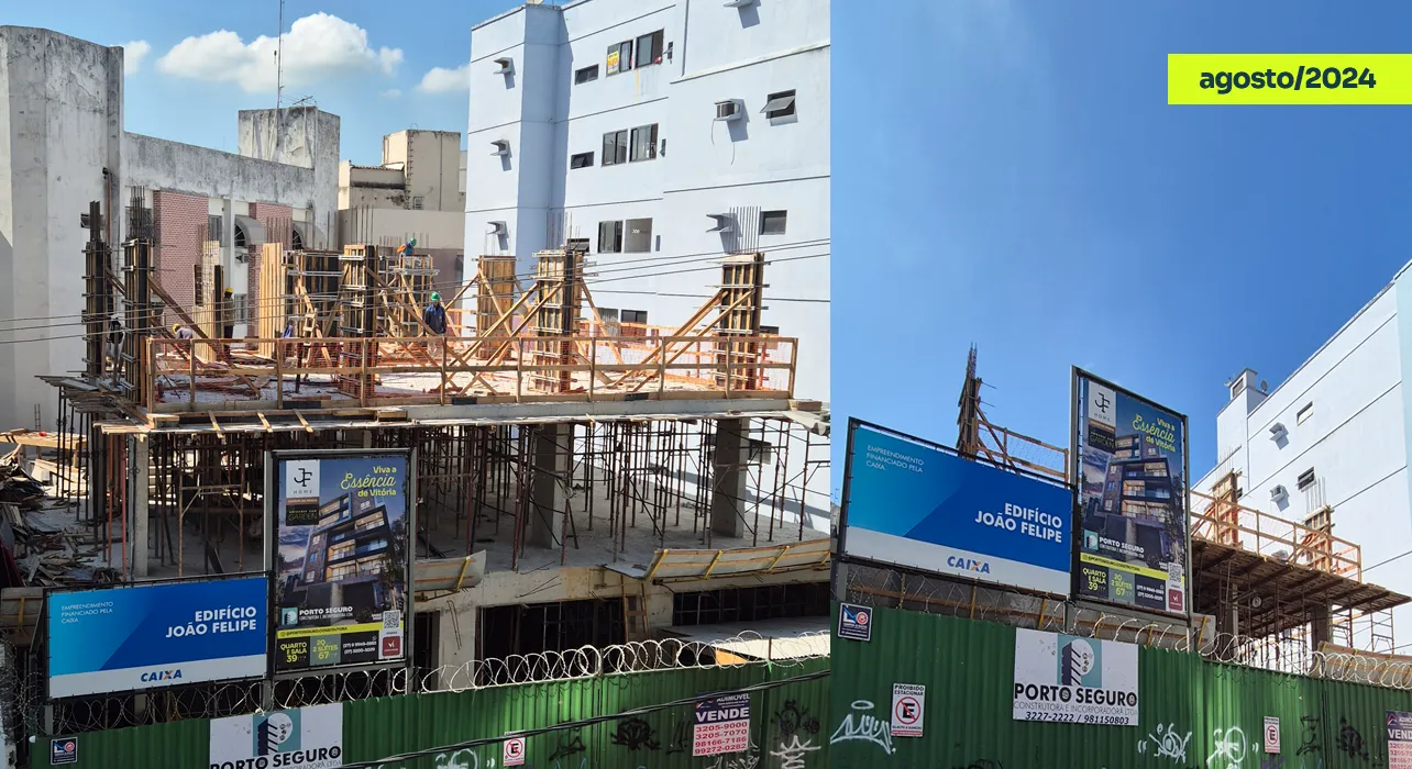 Andamento da Obra - Agosto/2024